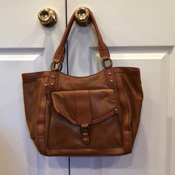 Cole Haan Handbags - NWT Cole Haan Leather tote with front pocket